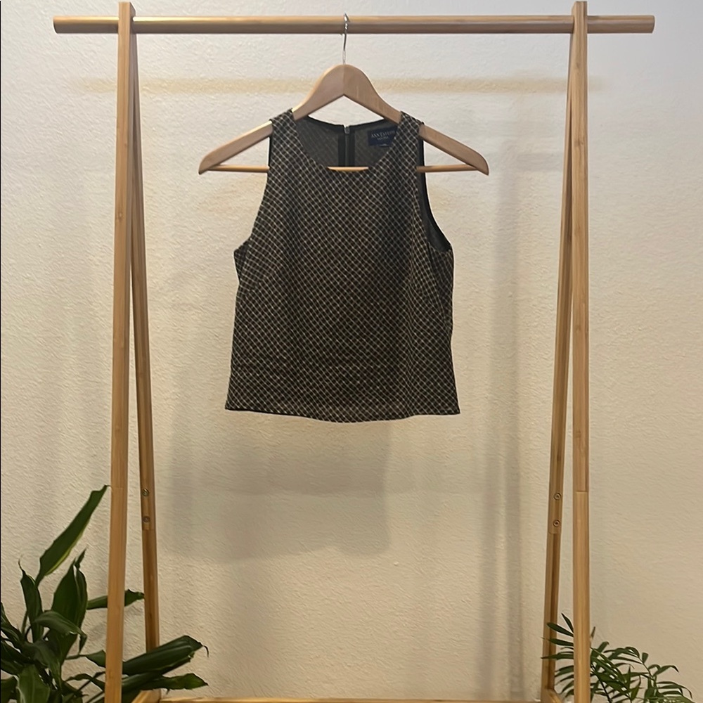 Ann Taylor Fitted Crop Tank Top